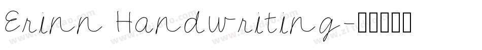 Erinn Handwriting字体转换